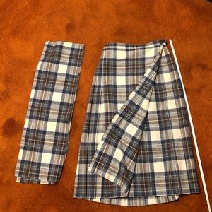 Dean’s of Scotland wool kilt & scarf